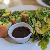Spring rolls at Pyramid Bistro in Aspen