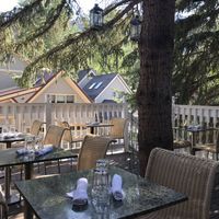 Outside dining at Pyramid Bistro in Aspen