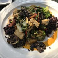 Lemongrass tofu at Pyramid Bistro in Aspen