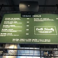 Options  at Bastard Burgers in Karlstad