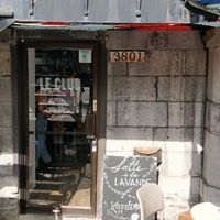 Outside at Le Club Espresso Bar in Montreal