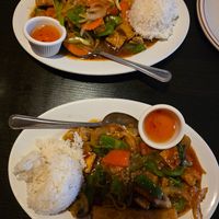 Good options with tofu. Spring rolls were vegan too. at Nori Thai in St Pete Beach