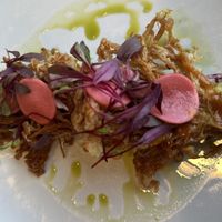 Fried Enoki  at Mews in Provincetown