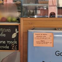 Vegan ice cream at Falavela in Crete