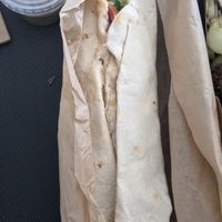 Falafel wrap at Falavela in Crete