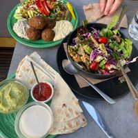 Super yummy food and Vegan  at Falavela in Crete