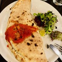 Calzone ripieno di verdure ❤️❤️❤️  at Incontri in Dunfermline