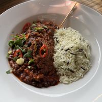 Pulled mushroom chilli  at Seven Kings in Dunfermline