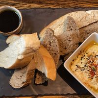 houmous & bread  at The Old Mill Inn in Pitlochry