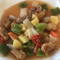 Sweet and sour “chicken” at Loving Hut - Glendale in Glendale