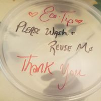 Too delicious to waste. Nothing gets left behind! at Loving Hut - Glendale in Glendale