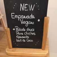Empanada vegan at Listo in Rouen