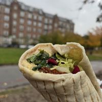 Looks could be worse but completely cold  at Falafelkælderen in Copenhagen