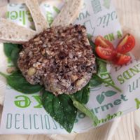 Morcilla vegana at Moniamour in Cuenca