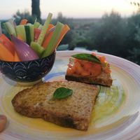 Pinzimonio at La Casa Degli Ulivi in Castagneto Carducci