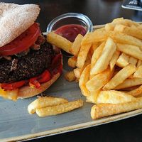 Quinoa Burger at Seehaus in Langenfeld