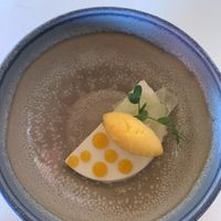 Veganes panna cotta  at Seminar- und Wellnesshotel Stoos in Morschach