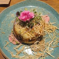 Risotto vegano de champiñones con yuca at Casa Graviola in Brasilia