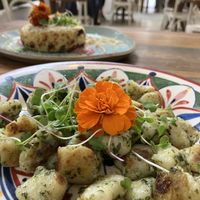 Gnocchi de pesto  at Casa Graviola in Brasilia