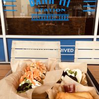 Lunch trio with side and one extra Bao  at Banh Mi Station in Dallas