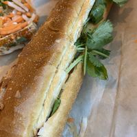 Tempeh banh mi  at Banh Mi Station in Dallas