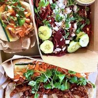  raw pad Thai   at Banh Mi Station in Dallas