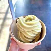 matcha soft serve.   at Banh Mi Station in Dallas