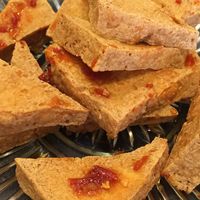 Deep fried tofu with peppery salt at 3G Vegetarian Restaurant in Vancouver