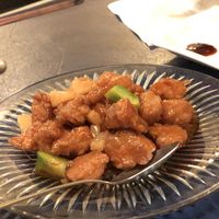 Sweet n sour chicken!  My favourite   at 3G Vegetarian Restaurant in Vancouver