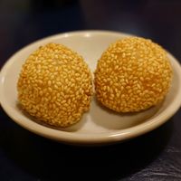 Sesame balls at 3G Vegetarian Restaurant in Vancouver