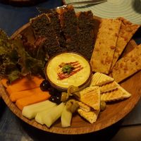 Mezze platter (vegan) at Una by Garde Manger in Raipur