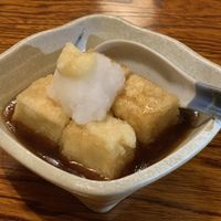 Deep-fried Tofu at Izakaya Gen in Hida