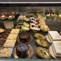Cake selection at Leccornie in Milan
