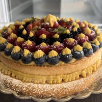 Vegan cake millefoglie di frutta  at Leccornie in Milan