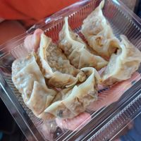 Takeaway gyoza at Vegetarian in Rayong