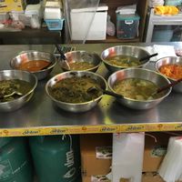 Food selection at Vegetarian in Rayong