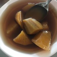 Sweet potato soup  at Vegetarian in Rayong