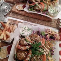 Falafel salad at Corner Cafe in Marrakech