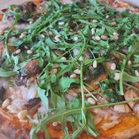 Pizza vegana at Yerbamate in Conil De La Frontera