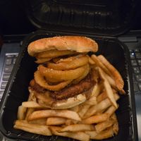 Vegan chicken BBQ burger at Decades in Lancaster