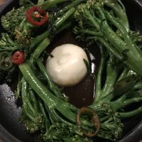 Yuzi and soy tenderstem broccoli   at Engine in Sowerby Bridge