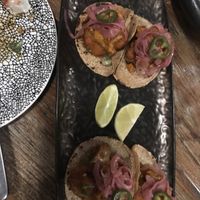 Tacos with cauliflower (off menu)  at Engine in Sowerby Bridge