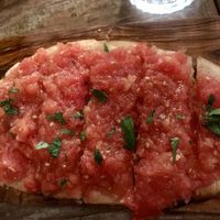 Roasted Tomato Flatbread  at Engine in Sowerby Bridge