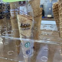 Vegan gluten free cone  at Haiti Gelateria  in Ventimiglia