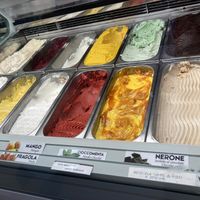 Flavors (not all here r vegan)  at Haiti Gelateria  in Ventimiglia