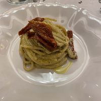 Pasta w/pistachio pesto  at Marco Vitale Chef in Florence