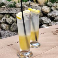 Homemade lemonade at To Faragi Tavern in Crete
