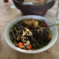 Mounain greens at To Faragi Tavern in Crete