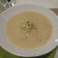 green soup at El Girasol in Murcia