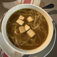 Sopa miso, sabor increíble!   at El Girasol in Murcia